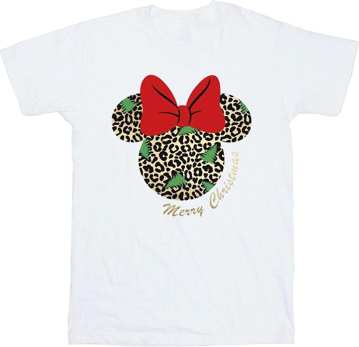 Immagine prodotto Disney Minnie Mouse Leopard Christmas Maglietta Uomo (XL)