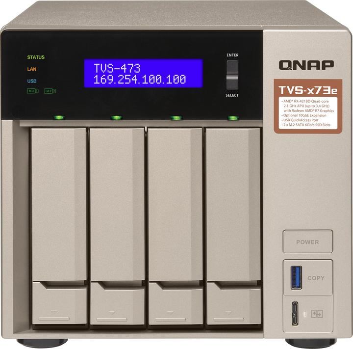 QNAP Turbo TVS-473e (0 TB)