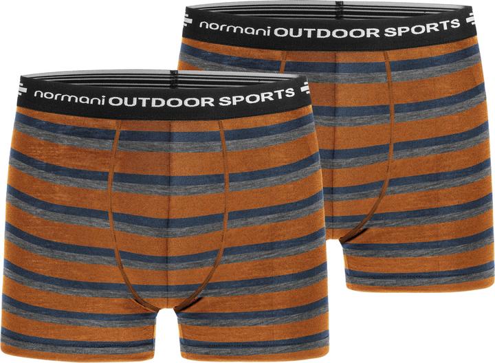 Normani 2er Pack Herren Merino Boxershorts Unterhose - 7692