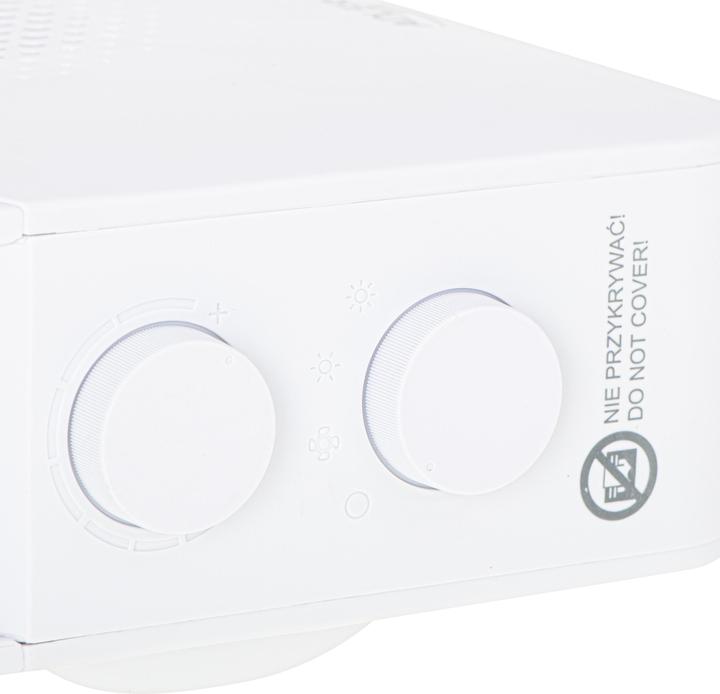 Actual product image Adler Heater AD 7725w Fan heater, 2000 W, Number of power levels 2, Baltas (2000 W)
