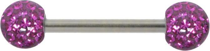 Bijouteria Brustpiercing (Edelstahl, Kristall, Epoxiharz)