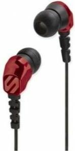 Actual product image Scosche HP255 In-Ear Headphones Red (Cable)