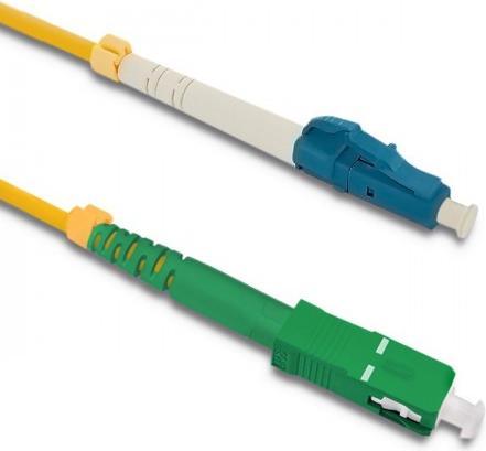 Qoltec Patchcord światłowodowy LC/UPC - SC/APC | monomode | 9/125 | G652D | Simplex | 20m (20 m)