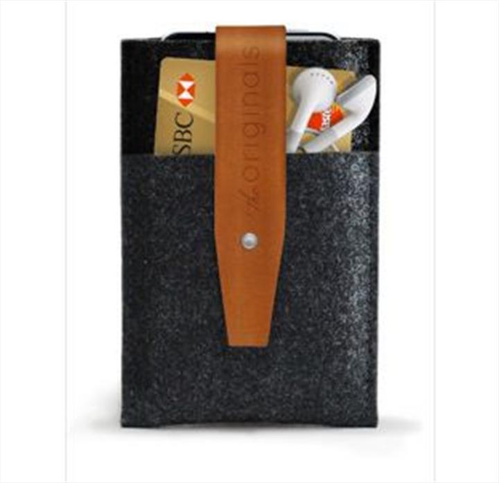 Immagine prodotto Mujjo Portafoglio per iPhone 3G/3GS/4/4S grigio scuro/marrone (Apple iPhone 4, Apple iPhone 3GS, Apple iPhone 4s, Apple iPhone 3G)