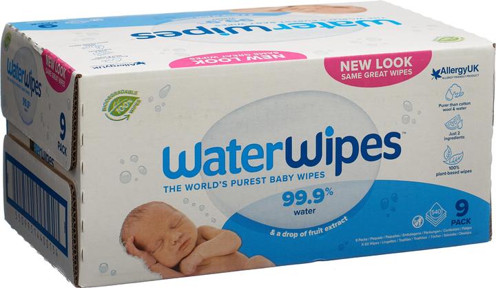 Actual product image WaterWipes Wet wipes (540 Piece)