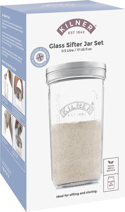 Image du produit Kilner Set de verres à tamis 0,5l