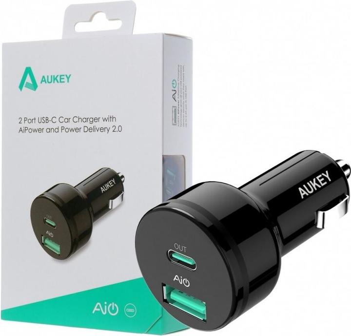 Actual product image Aukey CC-Y7 Auto Charger