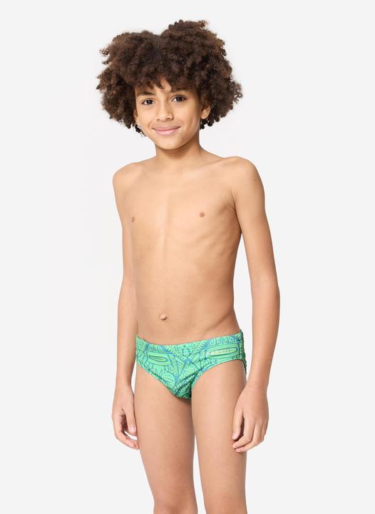Produktbild Watko Badehose Slip Wasserball Jungen - 500 Tiki türkis (12, 13, 14)