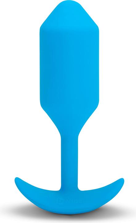 Actual product image B-Vibe Vibrating Snug Plug 3 (L) Blue