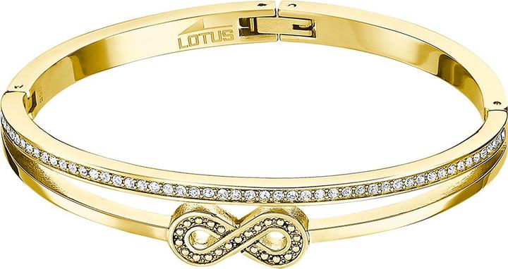 Lotus Style - Solid gold-plated bracelet with infinity Woman Basic LS2121-2 / 2 (L) (Edelstahl)