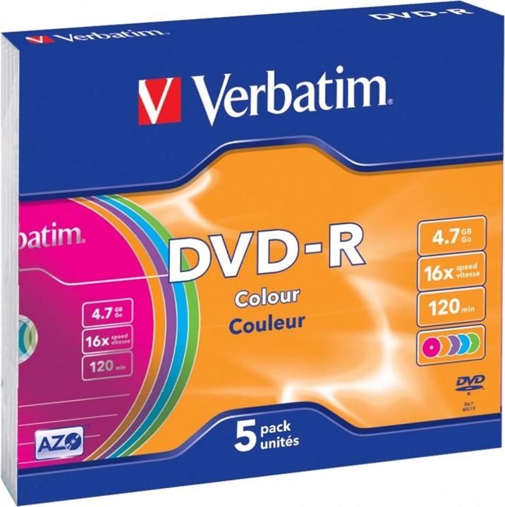 Image du produit Verbatim 5-Pack DVD-R AZO (5 x)