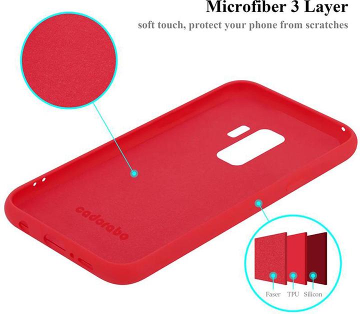 Actual product image Cadorabo TPU Liquid Silicone Case Cover (Samsung Galaxy S9+)