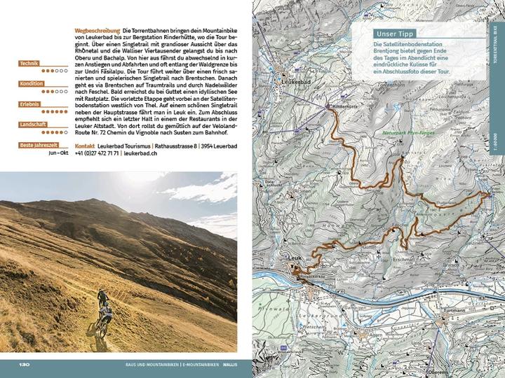 Produktbild Wallis Raus und Mountainbiken | E-Mountainbiken (Deutsch, Hallwag Kümmerly+Frey AG, 2022)