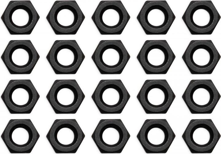 EKWB EK-Loop Nuts Set M4 - 20 Stück - schwarz