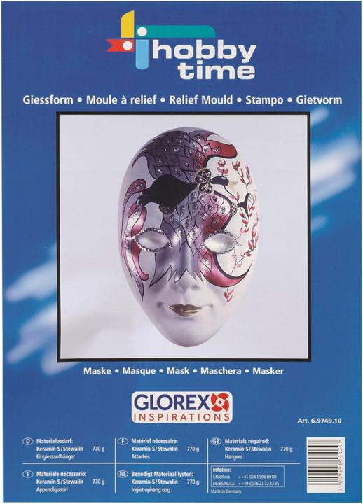 Produktbild hobbytime Giessform Maske "Fashion" 18cm