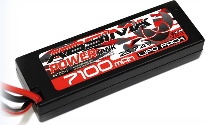 Absima Custodia rigida del pacco batteria (7.40 V, 7100 mAh)