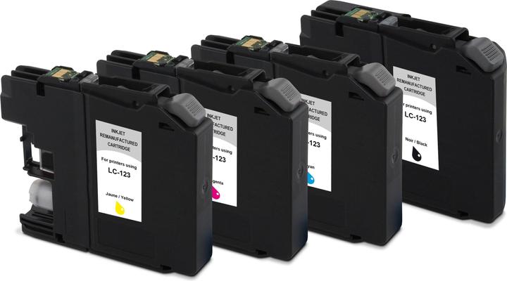 Image du produit Generic Ink Encre Brother LC123 Multipack (M, CF, C, Y)