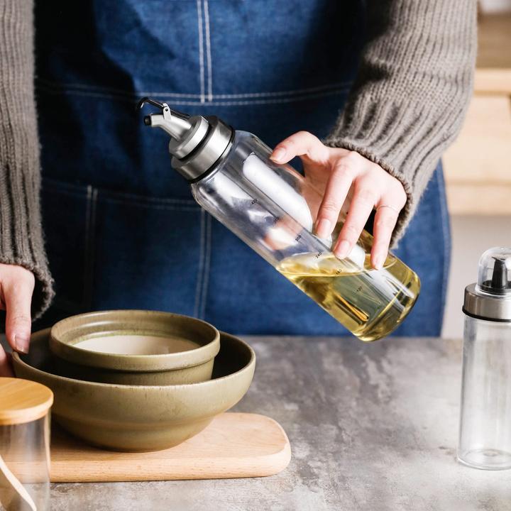 Image du produit Intirilife Set de 2 bouteilles de vinaigre et d'huile (450 ml)