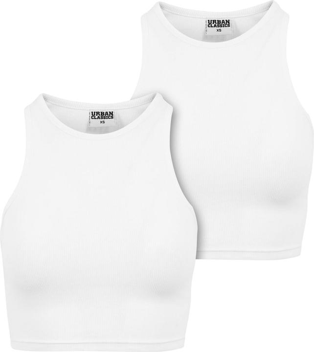 Produktbild Urban Classics Ladies Cropped Rib Top 2-Pack - 19707 (M, L)