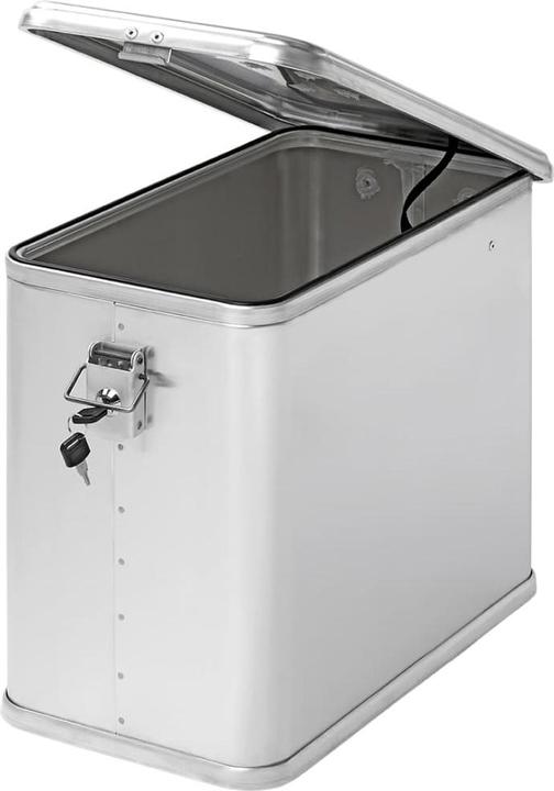 Produktbild ProPlus Aluminium Motorradkoffer mit Deckel und Zylindrischer Schloss Seite Case 36L (36 l)