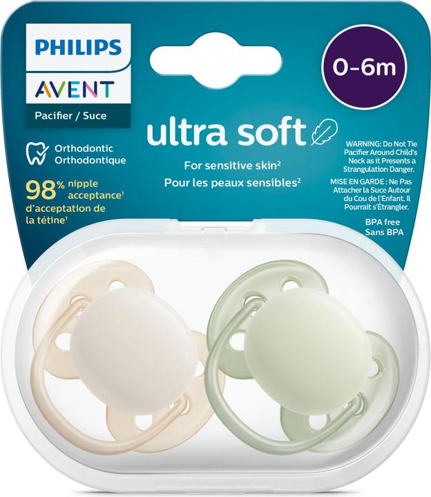 Productafbeelding Philips Avent ultrazacht (2 x, Vanaf de geboorte, tot 6 M.)