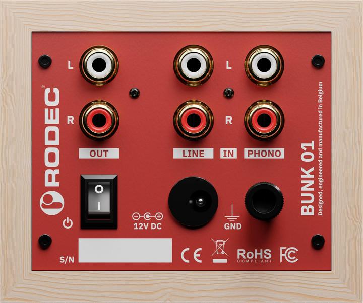 Actual product image Rodec BUNK 01 MAPLE / RED