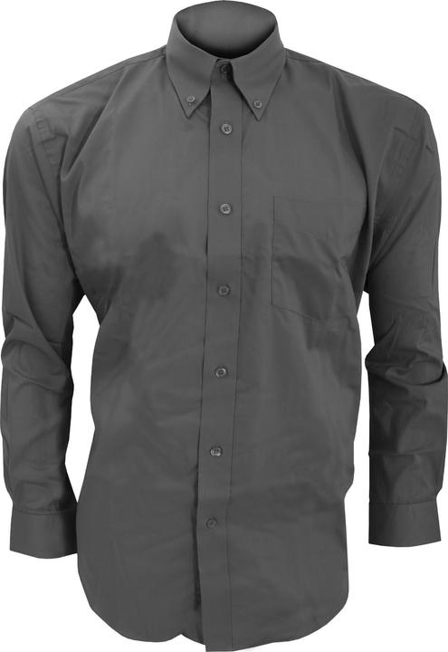 Kustom Kit Corporate Oxford Hemd Langarm