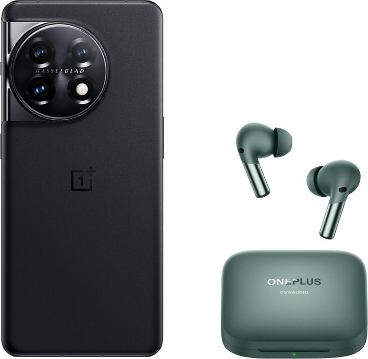 OnePlus 11 5G with Buds Pro 2 (256 GB, Titan Black, 6.70", Dual SIM, 50 Mpx, 5G)
