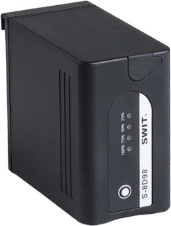 Produktbild Swit S-8D98 - 70Wh/9.8Ah D-type DV battery - Batterie (1 Stk., 9800 mAh, Ladegerät inkl. Akku)