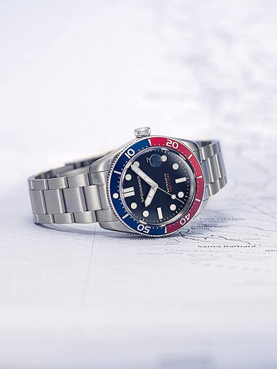 Actual product image Spinnaker SP-5100-11 Croft Automatic 40mm 15ATM (Analogue wristwatch, 40 mm)