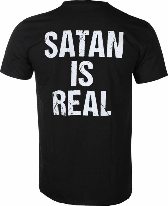 Immagine prodotto Kreator Satan Is Real Maglietta Stampa posteriore Adulto Unisex (L)