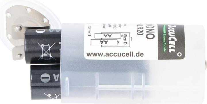 Immagine prodotto Panasonic Mono 5000mAh composto da 1x AccuCell Adapter D e 2x eneloop pro AA (1 pz., D, 2500 mAh)