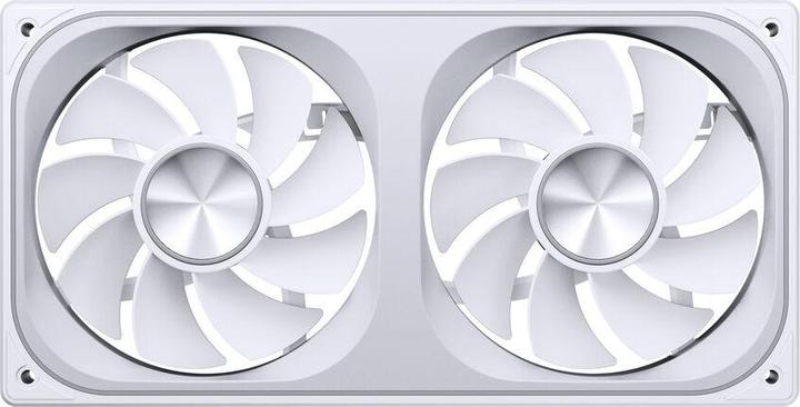 Actual product image Jonsbo ZA-240 Infinity Mirror ARGB Reverse Blade PWM Lüfter - 240mm, weiss (240 mm)