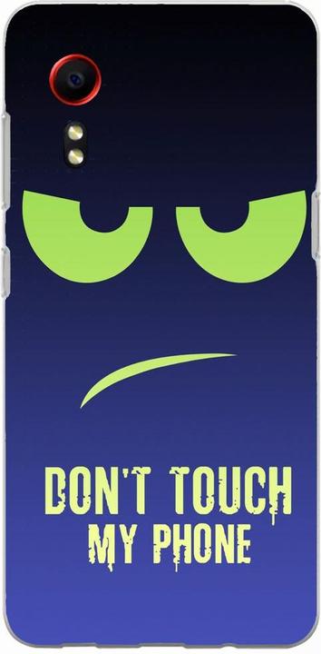 Dont Touch My Phone Grün Blau