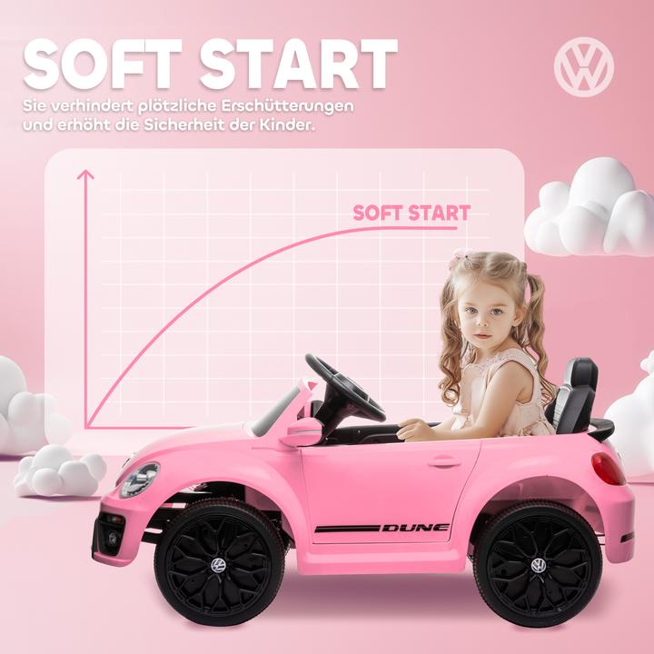 Produktbild Aiyaplay Kinder Elektroauto Kunststoff, Metall Rosa (12 V)