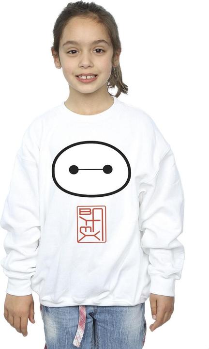 Immagine prodotto Disney Big Hero 6 Baymax Icon Felpa Ragazze (140, 146)