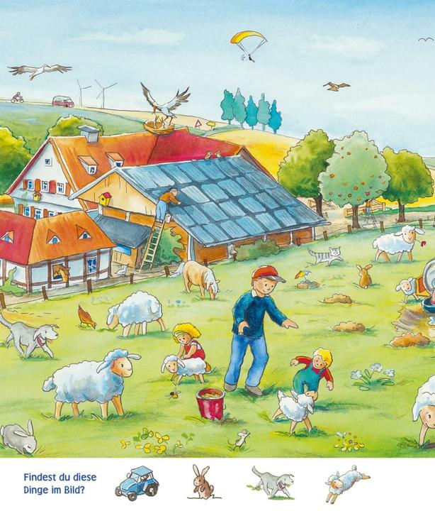 Actual product image Unkaputtbar: Mein erstes Wimmelbuch: Auf dem Bauernhof (German, Sibyl Schumann, 2021)