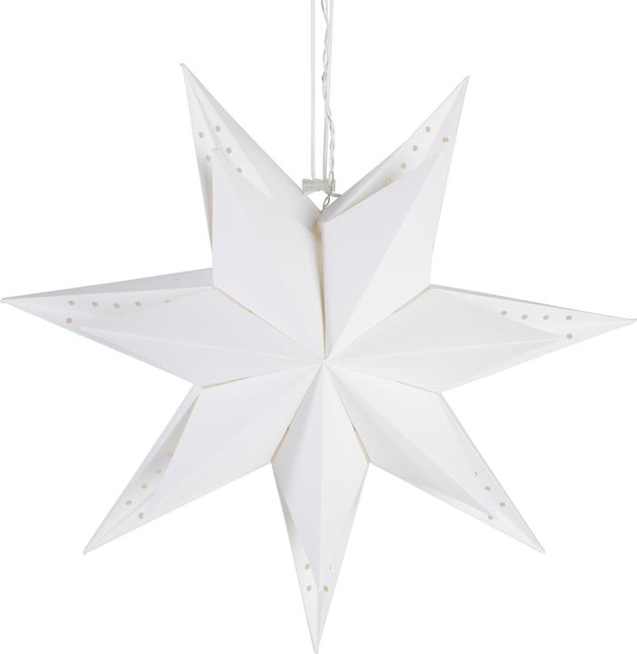 Actual product image VBS 3D paper star "45 cm", 10 LEDs, with timer, 7-pointed, for hanging
