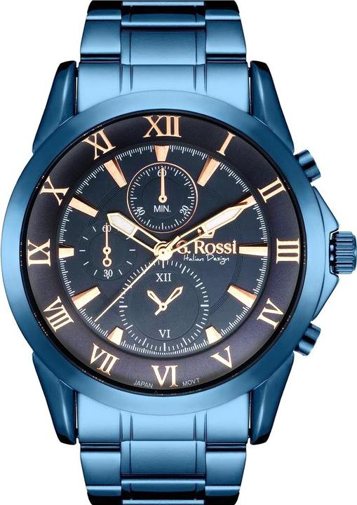 Produktbild Gino Rossi WATCH MEN'S WATCH - ALLESIO (zg042r) + BOX universal (Analoguhr, 38 mm)
