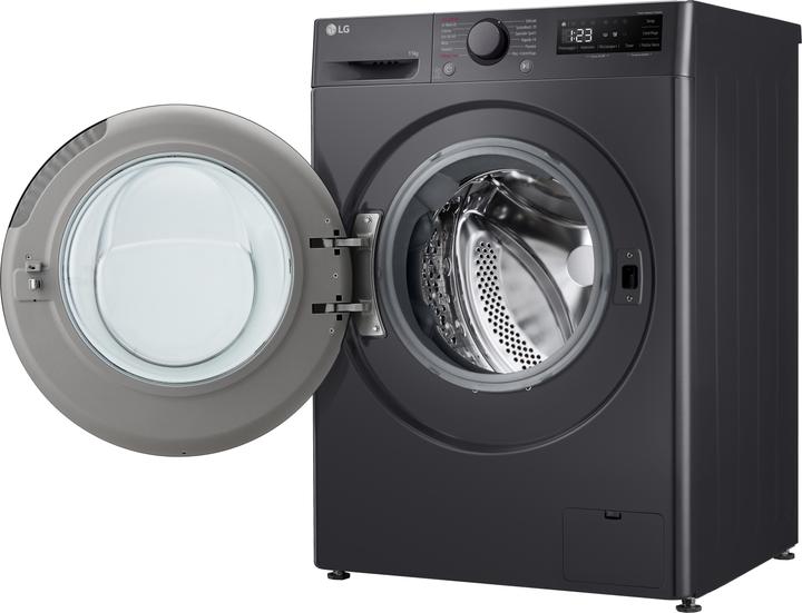 Produktbild LG F4R5011TSMB Waschmaschine 11kg AI DD, Klasse A-10%, 1400 U/min, TurboWash, Dampf (11 kg, Links)