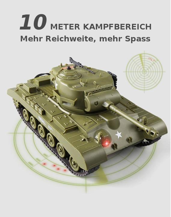 Actual product image Es-toys Heng Long RC Tank Battle Set of 2 1:30