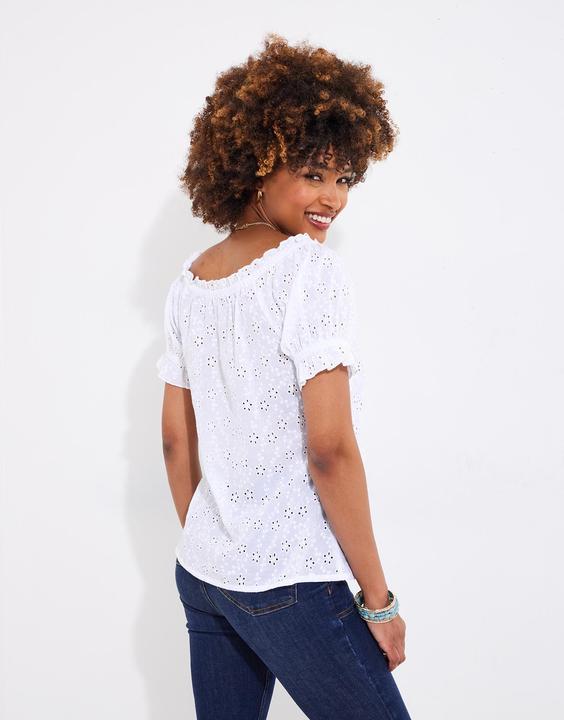 Immagine prodotto Joe Browns Broderie Short Sleeve Top (34)