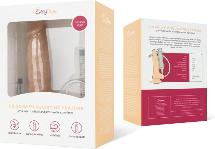 Produktbild Easytoys Squirting Dildo mit Spritze