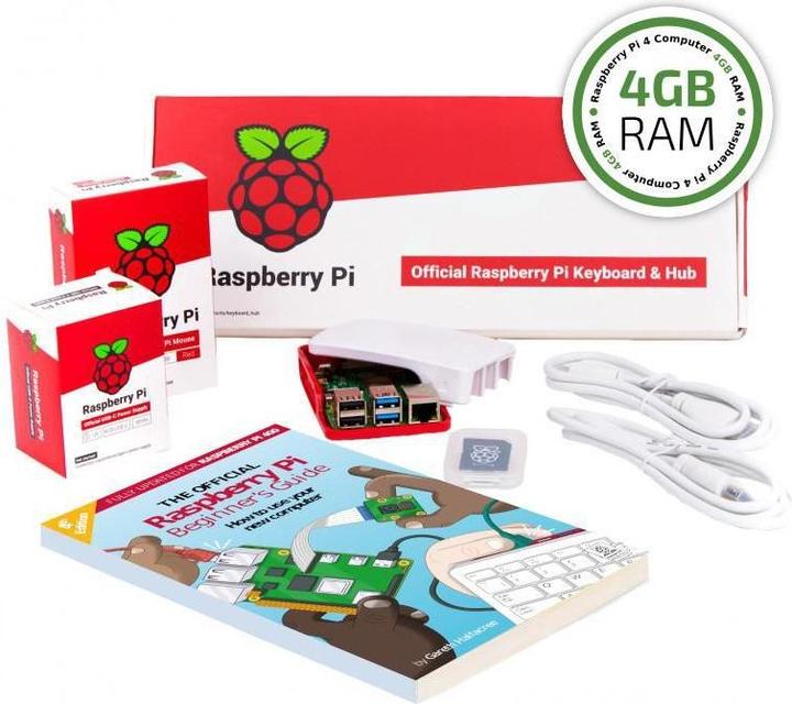 Produktbild Raspberry Pi Raspberry PI4B-4GB inkl. Full-Kit