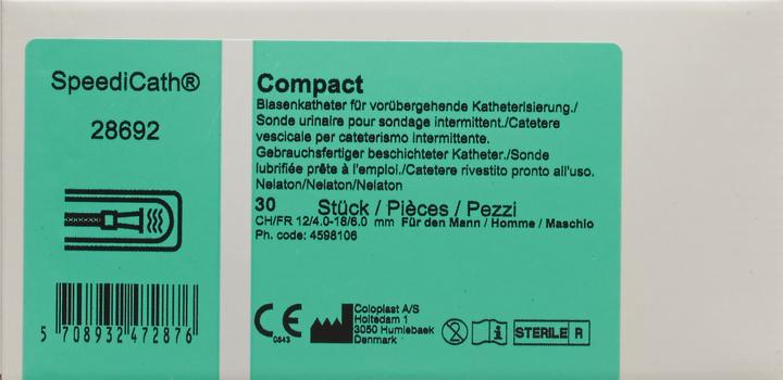 Immagine prodotto Coloplast Compact 1x Catetere CH12 Man Nelaton, 30 pz.