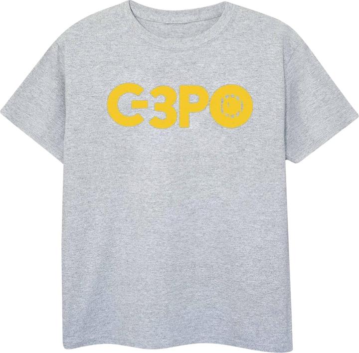Immagine prodotto Star Wars The Rise Of Skywalker C-3PO Text Logo Maglietta Uomo (L)