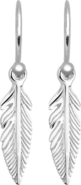 Produktbild Elli Ohrringe Feder Filigran Boho Festival 925 Silber (Keine Schmuckstein, Gummiband, 925er Sterling Silber)