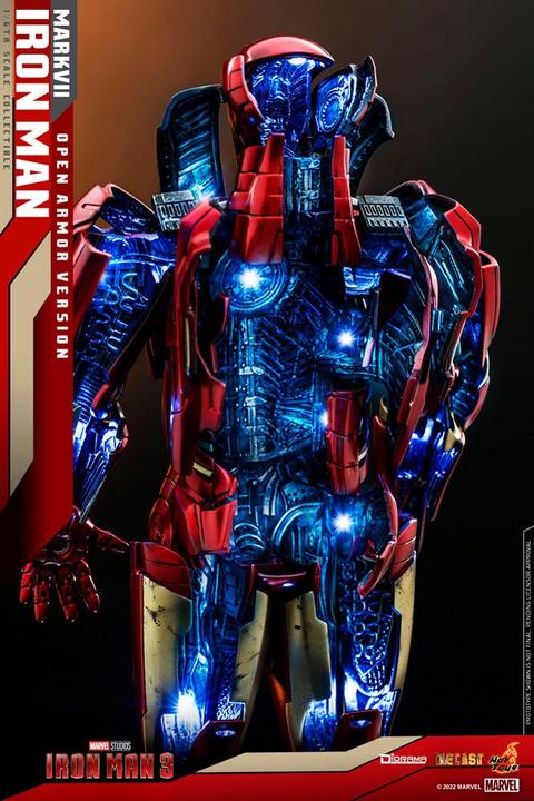 Image du produit Hot Toys Iron Man 3 diorama 1/6 Iron Man Mark VII (Open Armor Version) 32 cm