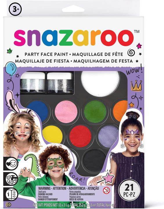 Snazaroo Zubehör Schminkpalette Party Set