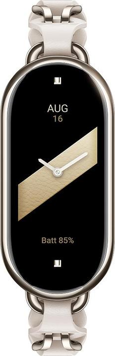 Actual product image Xiaomi Smart Band 8 Chain Strap White (Calfskin, Stainless steel)